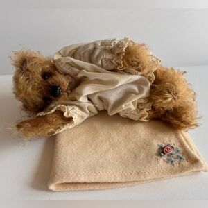 Fred-I-Bear Baby Teddy Bear with Blanket Lynette Kennedy South Africa